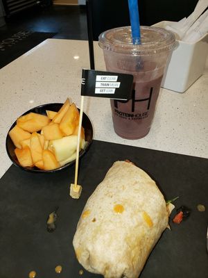 Tofu wrap at ProteinHouse in Kansas City