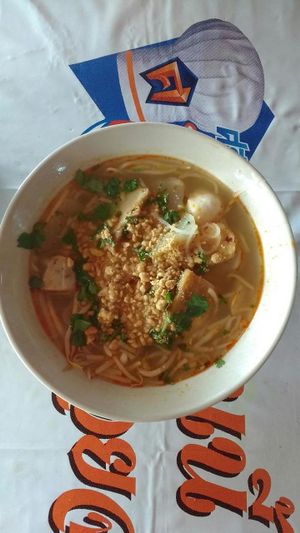 Vegan Tom Yum Soup at Vegetarian Time in Koh Samui