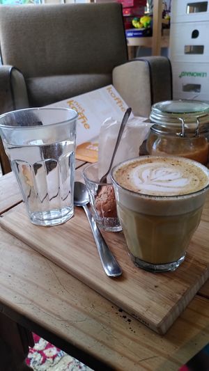 Golden latte at Koffiebar Sowieso in Breda