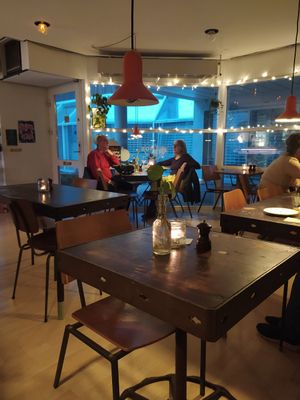 cozy space at Cafe Kosmos in Odense