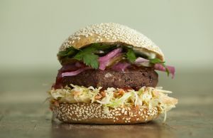 Kosmos burger at Cafe Kosmos in Odense