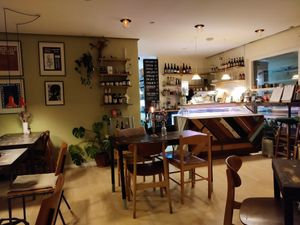 Tasty food😋, clean and neat settings at Cafe Kosmos in Odense