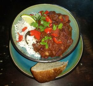 Vegan Chili at Cafe Kosmos in Odense