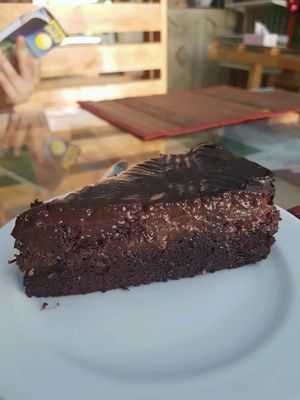 Vegan Chocolate cake  at Tidbit Bakery in Koh Phangan