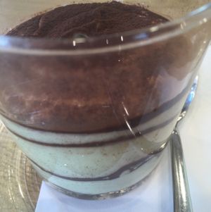 vegan Tiramisu at NaturaSi Bistrot in Treviso