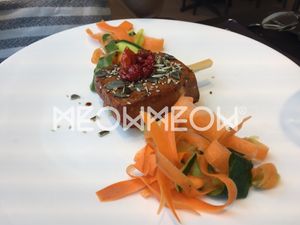 Grilled tofu main at NaturaSi Bistrot in Treviso