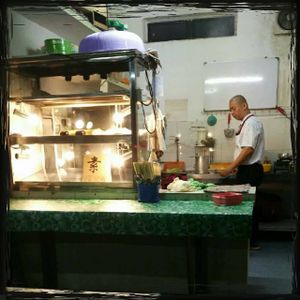 stall at Tambun Vegetarian Stall in Simpang Ampat