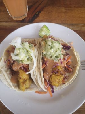 Fish Tacos at El Vegano in Guadalajara