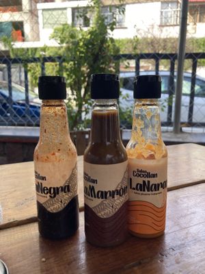 Salsas para ponerle a tus  platillos  at El Vegano in Guadalajara