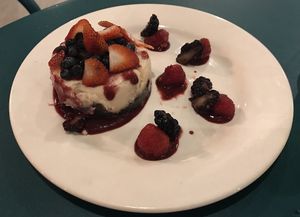 Tofu Cheesecake - Delicious!  at El Vegano in Guadalajara