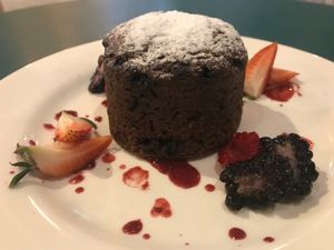 Panqué de Plátano y Chocolate - Banana Bread with Chocolate at El Vegano in Guadalajara