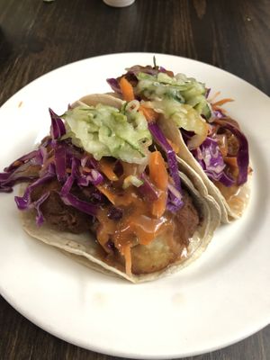 No Fish Tacos  at El Vegano in Guadalajara