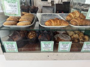 Some of their baked goods  at Green Table Cafe in Los Angeles