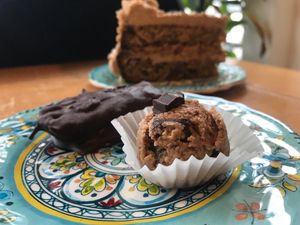 Raw and vegan desserts! at Green Table Cafe in Los Angeles