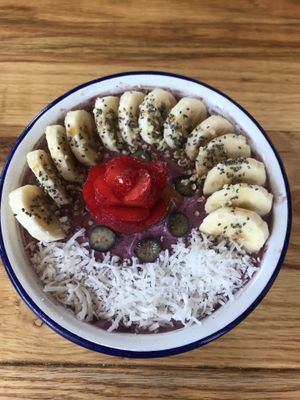 Beautiful Acai bowl - highly recommend! at Green Table Cafe in Los Angeles