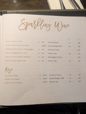 Labelled vegan wines, but check yourself at Pinocchios Wine & Pizza Bar in Gosford