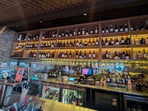 Well stoked bar at Pinocchios Wine & Pizza Bar in Gosford