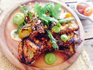 Breakfast toast  at Coffee Whole in Berkeley Vale