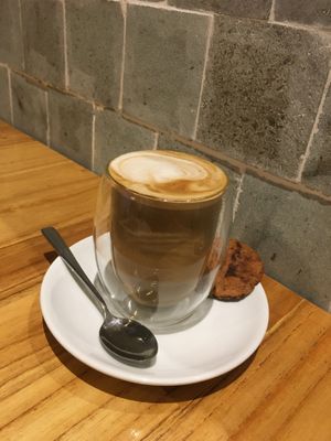 Soymilk latte at Enso Cafe in Phnom Penh