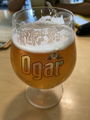 Ogar draft beer at Black Kale in Ostrava
