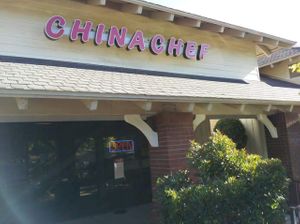 Outside at China Chef in Clovis