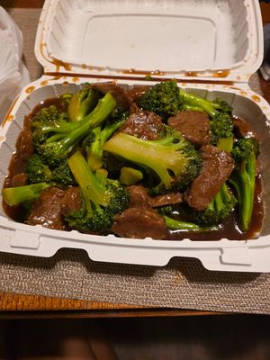 Broccoli Beef at China Chef in Clovis