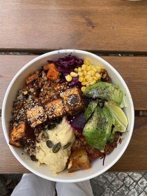 Sandokan bowl (they have better food choices, if you wanna go for bowl choose another restaurant)   at Sandokan Vegan Bistro in Prague