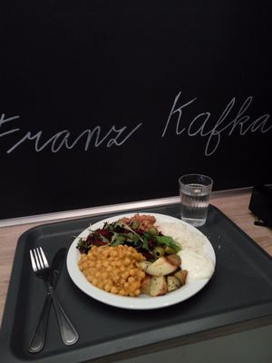 daily menu at Sandokan Vegan Bistro in Prague