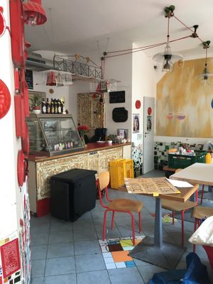 Inside at Kuchařky bez Domova in Prague