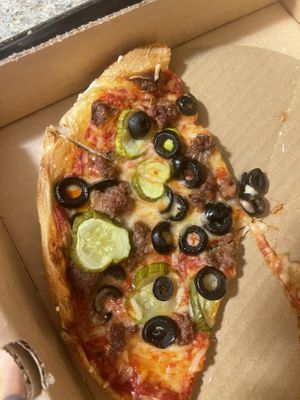 Vegan Impossible Pizza  at Pizza Palace in Milford