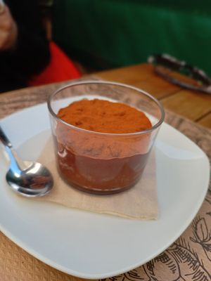 Arroz con leche y crema de chocolate at Taskatenda in Salvaterra De Mino