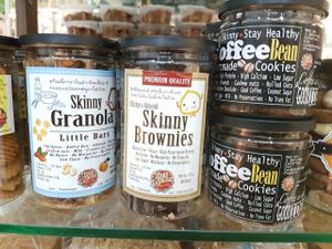 Granola Bars, Breakfast, Coffee, vegan Protein Powder... at Baimiang Healthy Shop in Bangkok