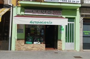 Shop front at Ceres Herbolario in Sotillo De La Adrada
