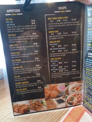 Menú 3 at Bangkok Thai Cuisine  in Kingman