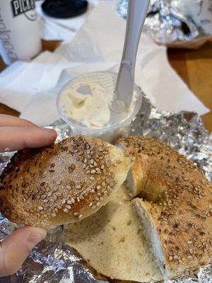   at Pick A Bagel in New York City