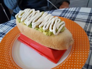 Completo Italiano at La Cocina de Beterraga Rebelde in Valparaiso