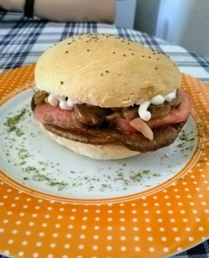 Sandwich Sailor Uranus at La Cocina de Beterraga Rebelde in Valparaiso