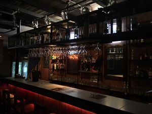 arts a bar with vegan snacks and food. at Bear Garden in Kuching