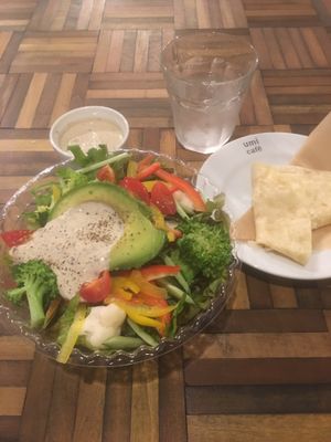 Caeser Salad at Umi Cafe in Tokyo