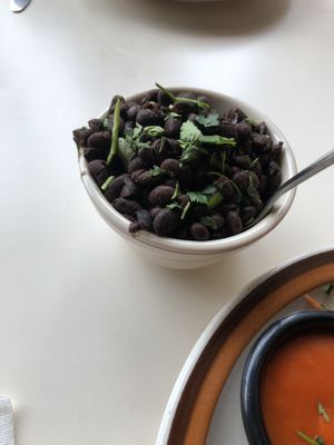 Beans and rice at Raul's Mexican Grill in Glens Falls