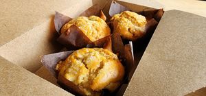 Apple cinnamon muffin at Seth's Coffee in Little Chute