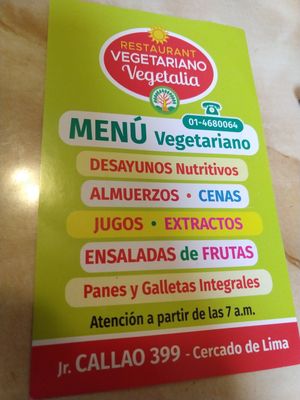 New info May 2024 (they moved) at Vegetalia in Lima