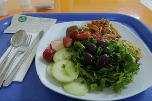 Plate from buffet. at Vegetalia in Lima