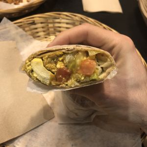 Burrito déjeuner at Gusta in Montreal