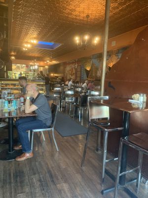 Very friendly environment, lovely staff, mostly vegetarian but a few vegan options  at The Bean Bar in Hamilton