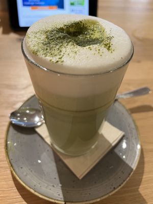 Matcha Latte 👌🏻  at Green Leaf Cafe in Erding