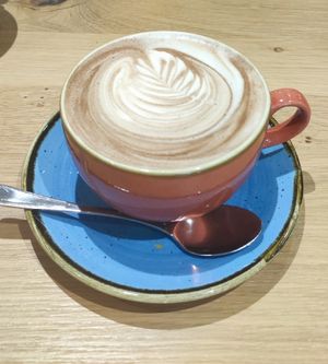 Hot chocolate at Green Leaf Cafe in Erding