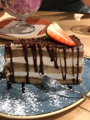 Tiramisu Torte at Green Leaf Cafe in Erding