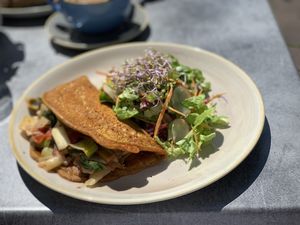 Breakfast  at Green Leaf Cafe in Erding
