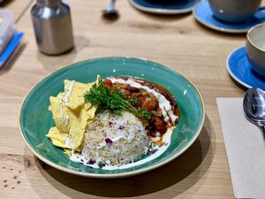 Lunchtime  at Green Leaf Cafe in Erding